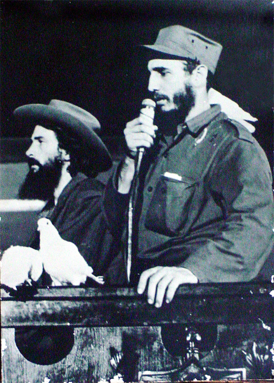 Junto al Comandante Camilo Cienfuegos