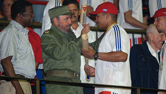 Fidel y Cepeda. Foto: Alex Castro.