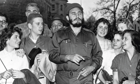 Sheldon Shapiro (second from left) with Fidel Castro 1