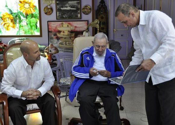 Fidel recibió a los Cinco, liberados tras cumplir injustas condenas en cárceles de EE.UU.