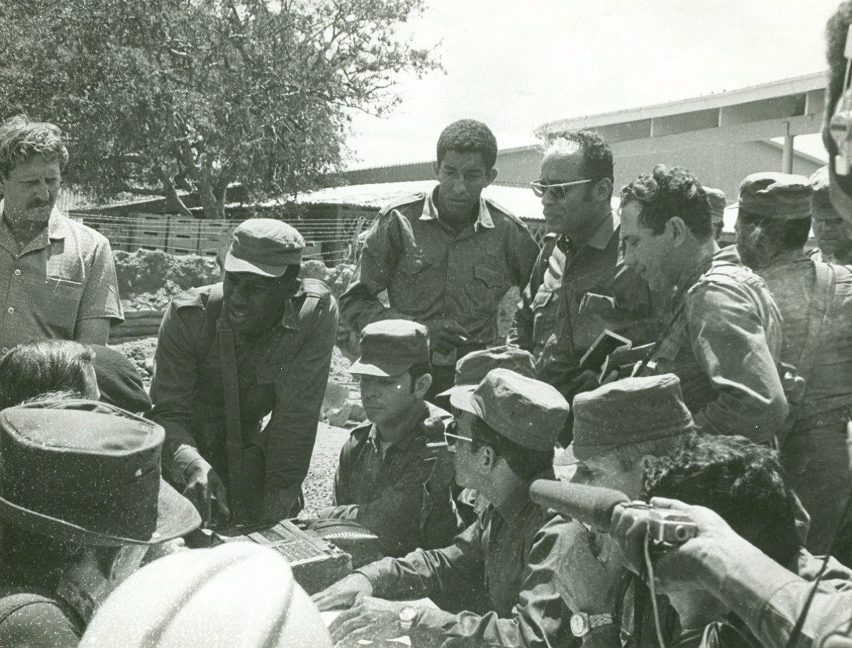 El encuentro entre las fuerzas beligerantes tuvo lugar el 1ro. de abril de 1976. Autor: Archivo de las FAR 