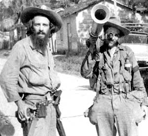 Camilo junto con Ángel Frías en Yaguajay, lugar desde donde partió la columna invasora Antonio Maceo hacia La Habana