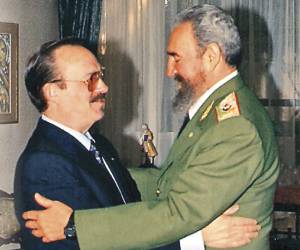 MarioVázquez Raña y Fidel Castro