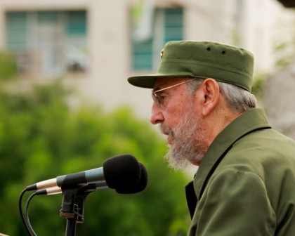 Fidel en el Acto por el 50 aniversario de los CDR