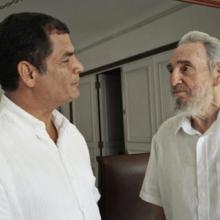 Junto a Rafael Correa 