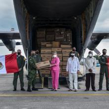 Recibe Cuba ayuda humanitaria proveniente de México. Foto: Ariel Cecilio Lemus
