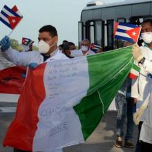 La Asociación Nacional de Amistad Italia-Cuba tuvo la iniciativa de solicitar la presencia de los médicos cubanos. Foto: Marcelino Vázquez