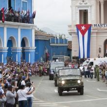 Caravana de la Libertad que traslada las cenizas de Fidel Castro Ruz