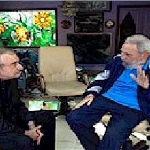 Fidel empfing den Schriftsteller Ignacio Ramonet
