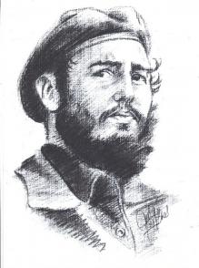 Fidel, carboncillo de Jorge Luis Avilés Guadamuz