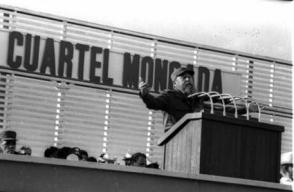 Fidel pronuncia las palabras centrales del acto por el 26 de Julio. Autor: Juventud Rebelde 