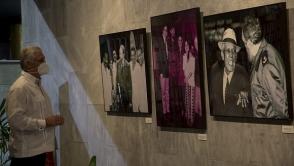 Inaugura el presidente cubano Miguel Díaz-Canel, dos exposiciones fotográficas sobre Fidel en el Memorial José Martí. Foto: Ismael Francisco/ Cubadebate.