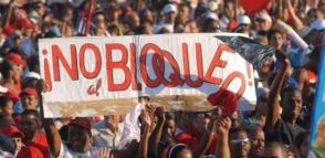 El pueblo cubano exige el fin al bloqueo económico, comercial y financiero de Estados Unidos. Foto: Archivo de Granma 