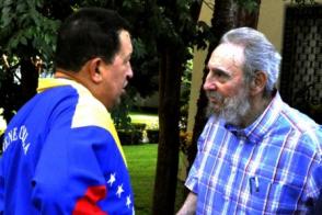 Treffen mit Chávez