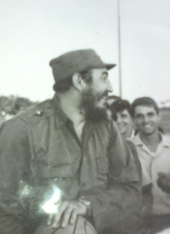En Ceiba 1 1971. A la derecha Javier Sánchez dirigente de la FEEM