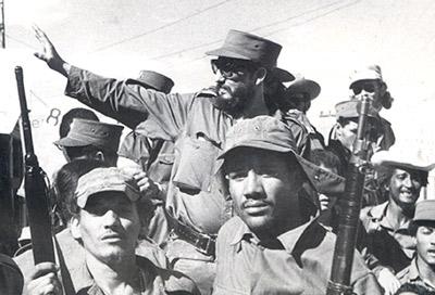 “El ejército de Cuba es el pueblo, porque todo el mundo tiene que pelear...”. Fidel Castro.