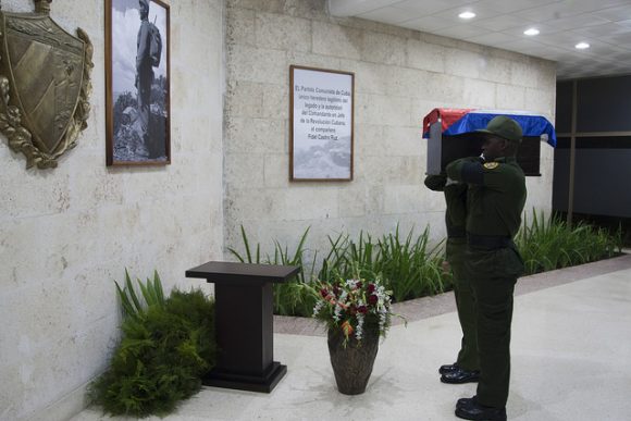 Cenizas del Comandante en Jefe Fidel Castro Ruz