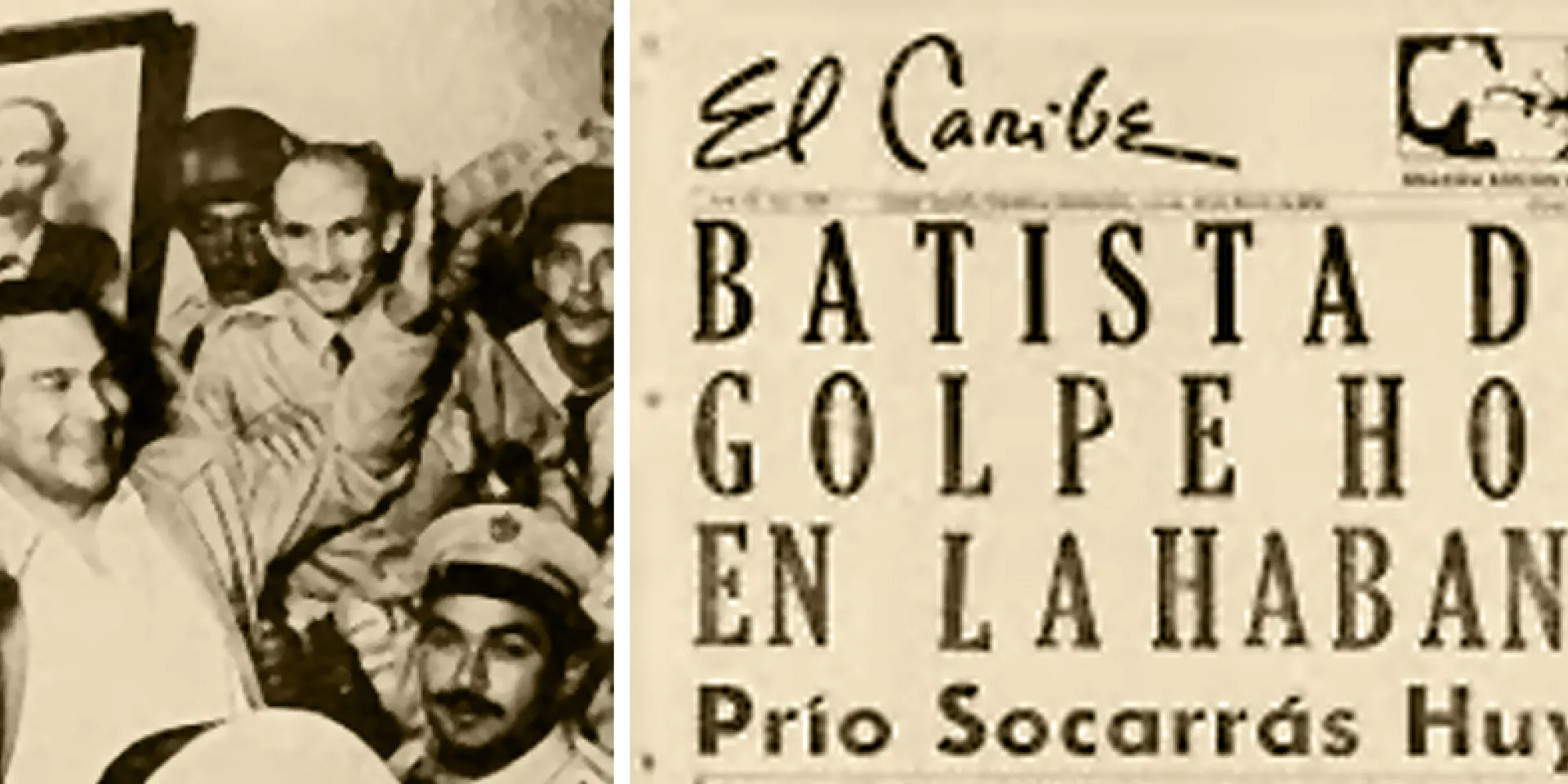 En vísperas de las elecciones, Batista protagoniza un golpe de Estado. Fotos: Fidel Soldado de las Ideas y Facebook
