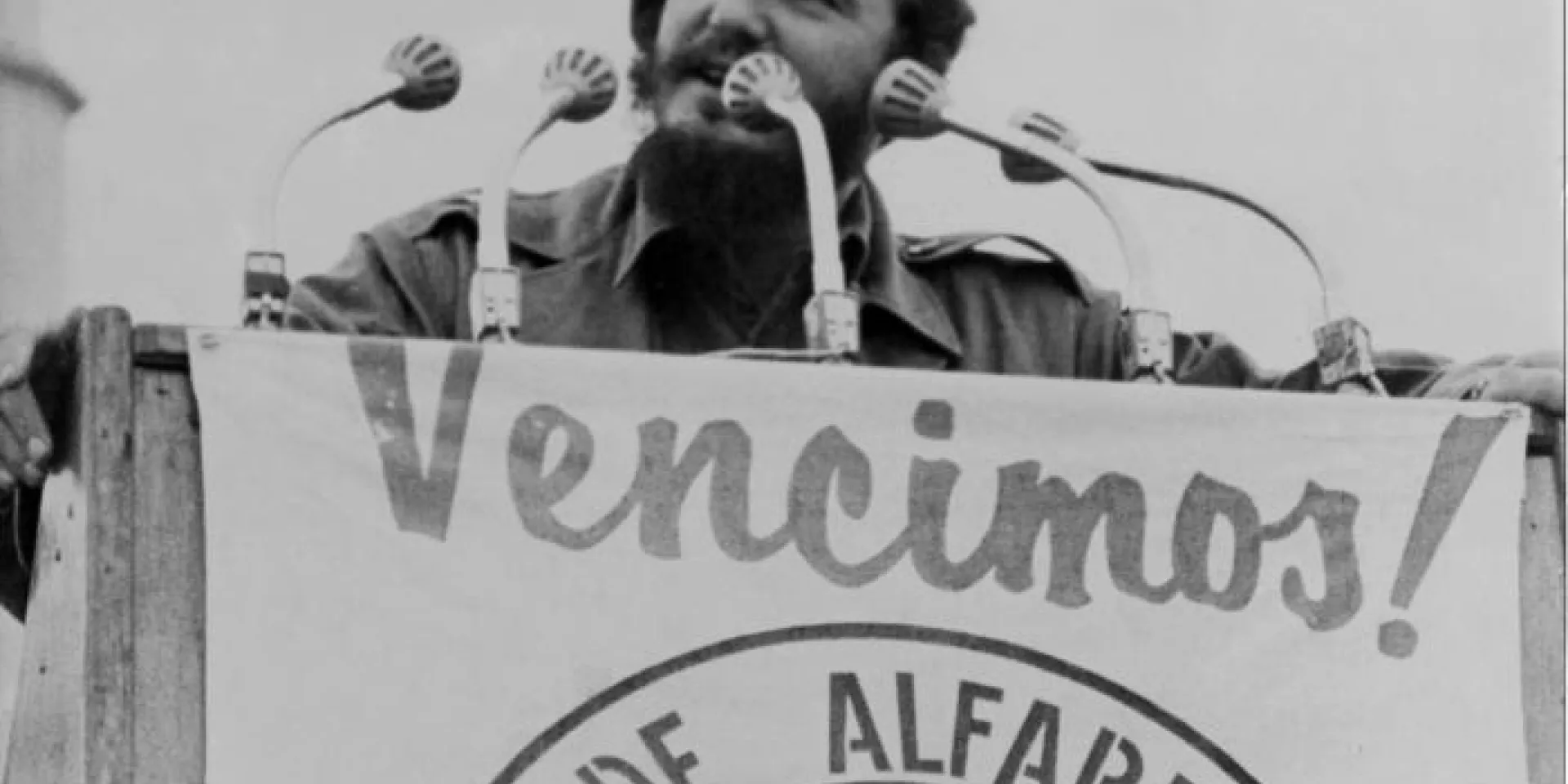 Fidel declara la victoria de la Campaña de Alfabetización, el 22 de diciembre de 1961. Foto: Archivo de Granma