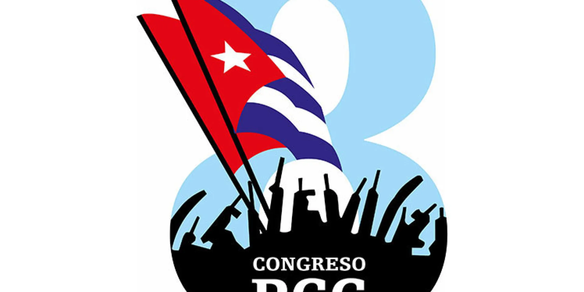 Logo 8th Congreso del Partido