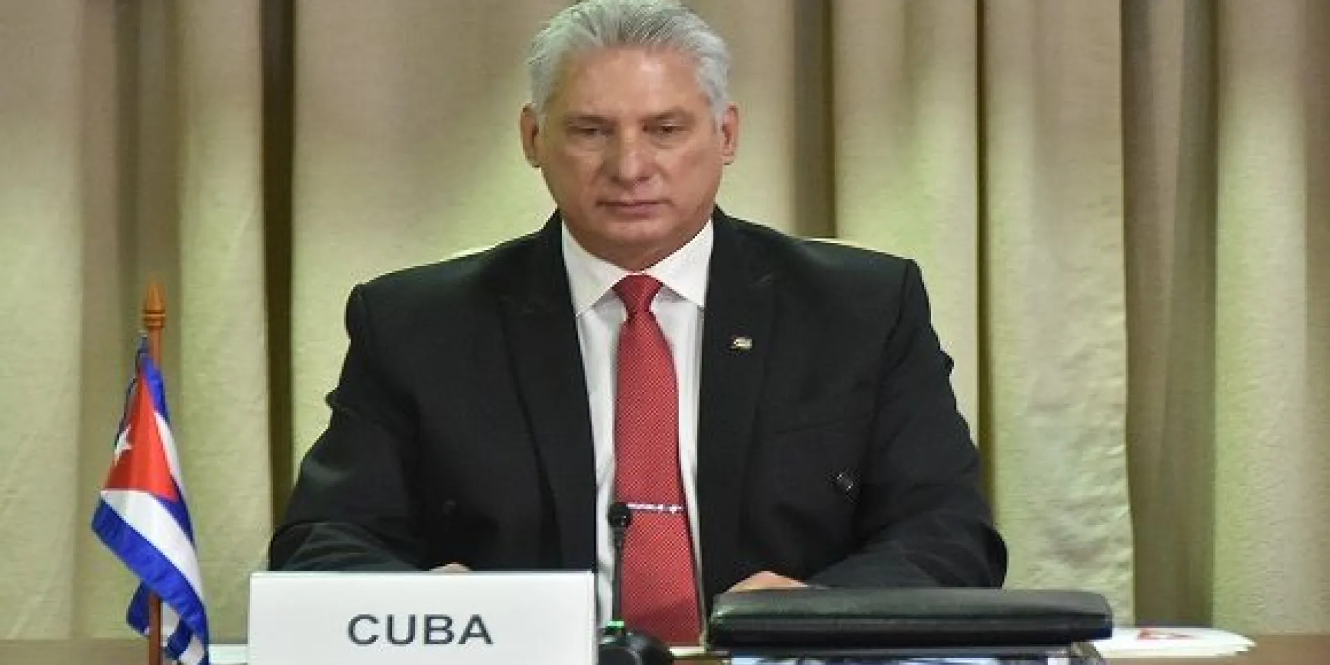 Presidente de Cuba, Miguel Díaz-Canel. Foto: Estudios Revolución
