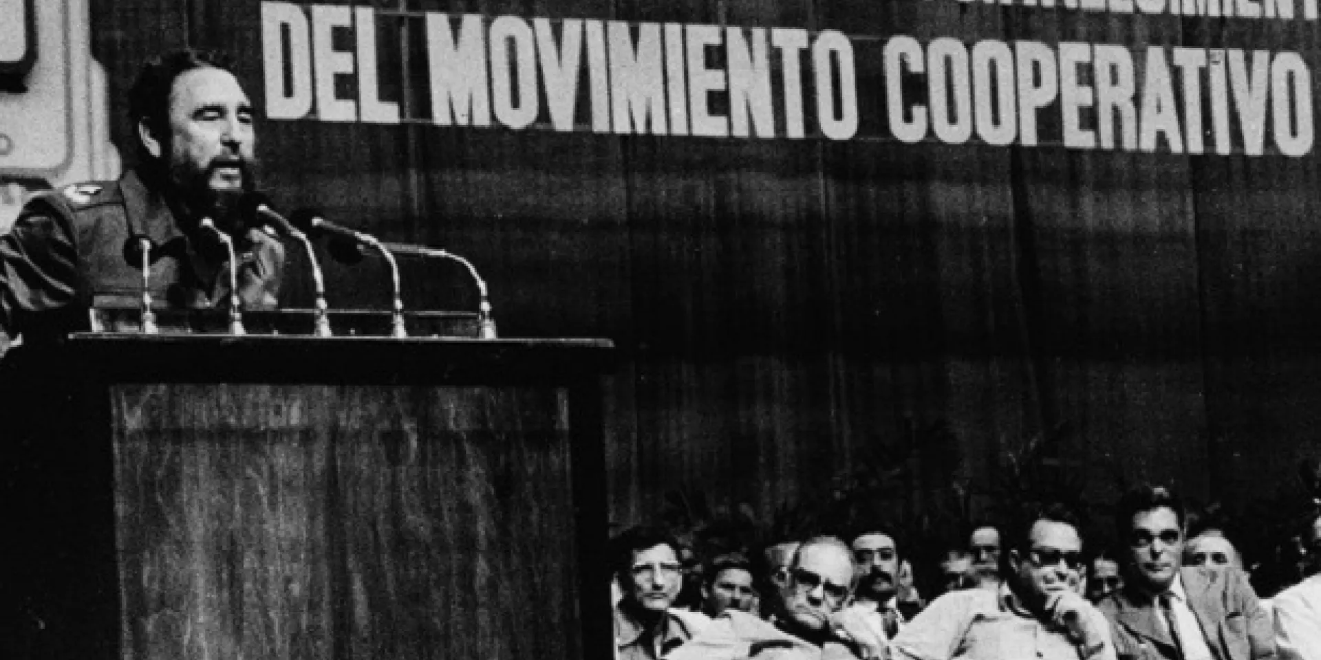 12 de abril de 1959.- Fidel inaugura en Camagüey el Primer Congreso Provincial Revolucionario Campesino.