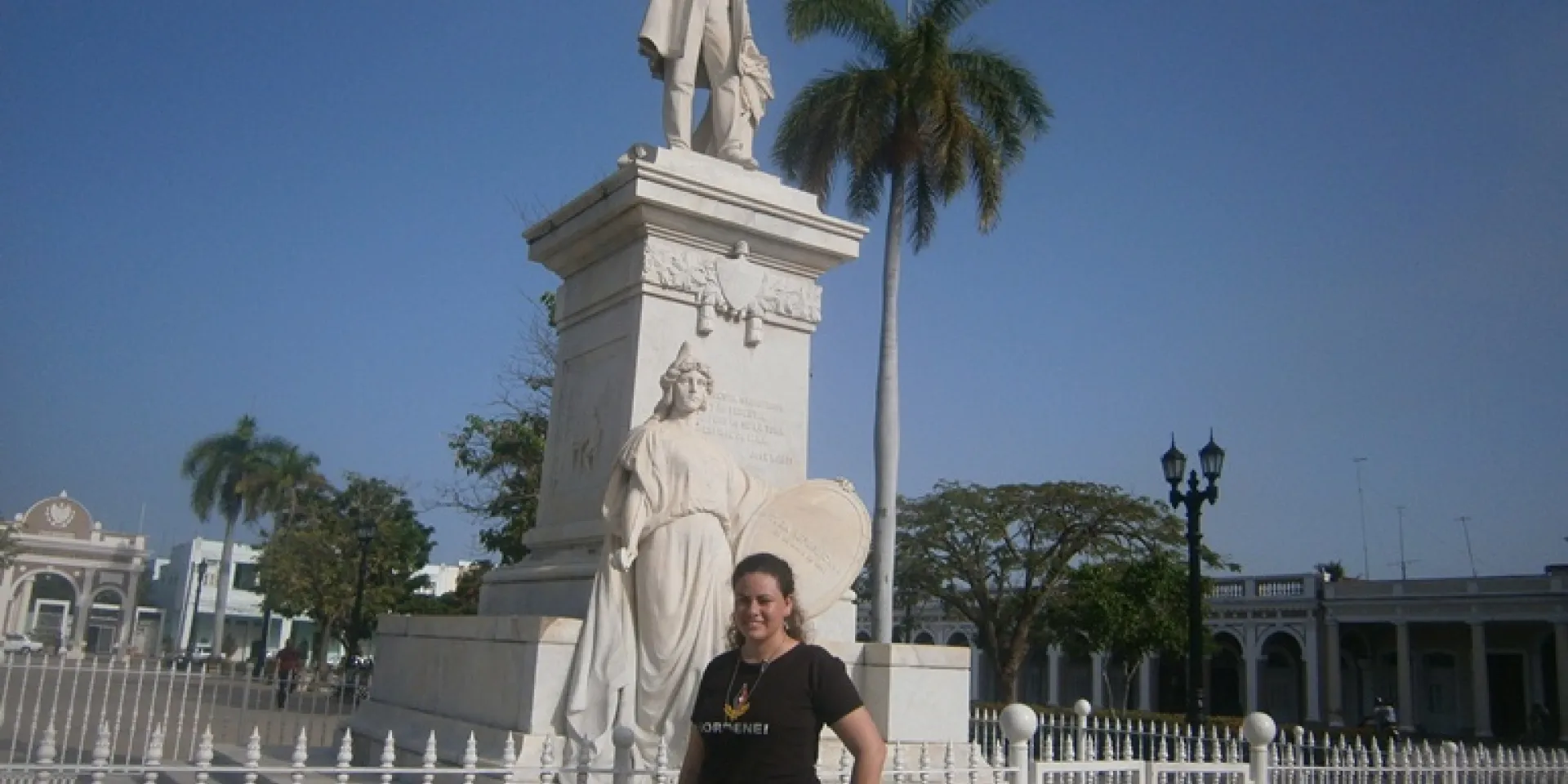 Un trabajo sobre la recepción Martiana presentó la estudiante de tercer año de Relaciones Internacionales, de La Habana. Foto: Mireya Ojeda