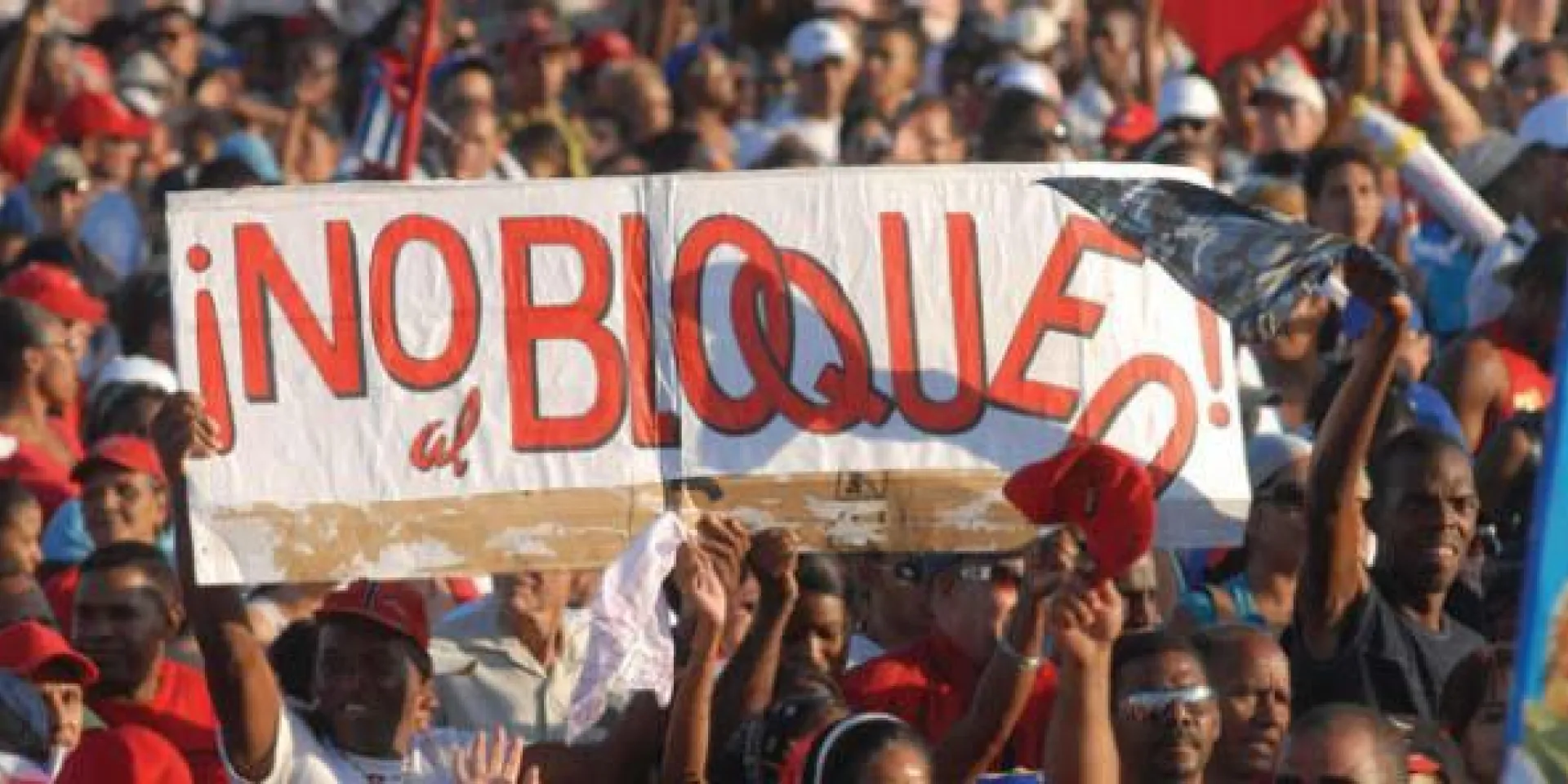 El pueblo cubano exige el fin al bloqueo económico, comercial y financiero de Estados Unidos. Foto: Archivo de Granma