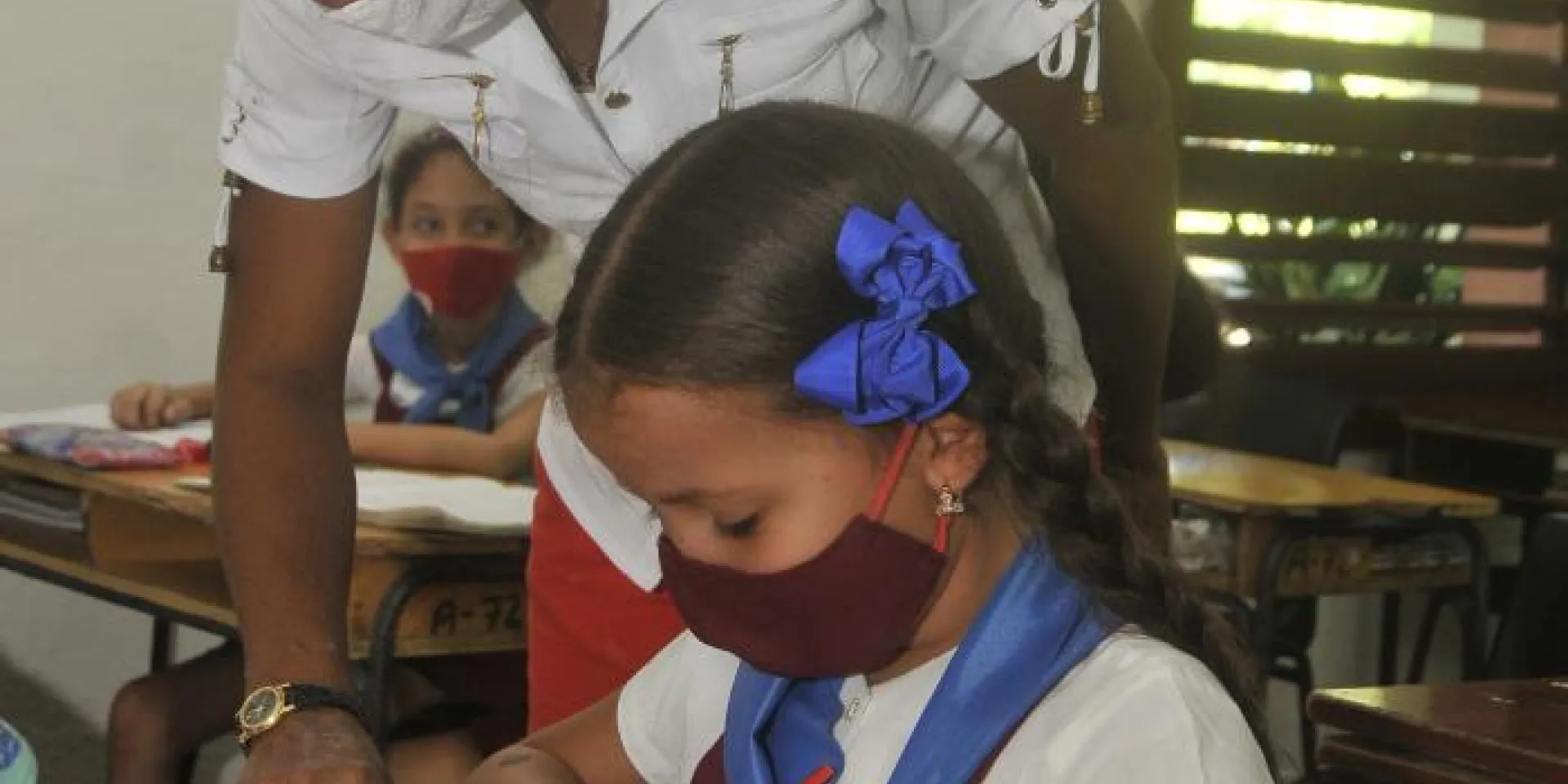 El inicio, el lunes 14, del curso 2022 para estudiantes de primaria y de la enseñanza especial de ese nivel educativo, implica la reapertura de 10 700 escuelas, con más de 1 700 000 alumnos. Foto: Ismael Batista Ramírez