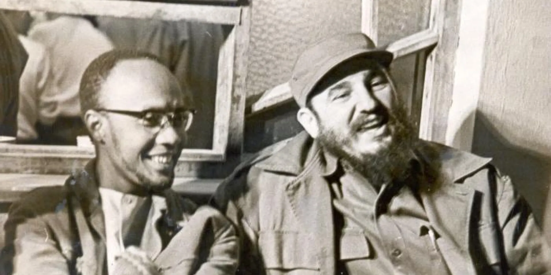 Encuentro entre Fidel y Amílcar Cabral en Cuba, en 1966. Foto: Archivo de Granma