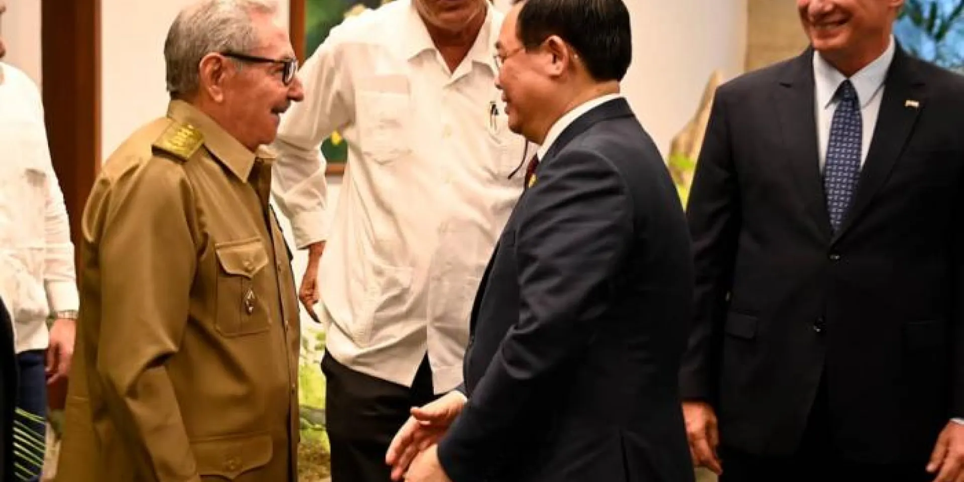 Durante el encuentro se pudieron constatar las excelentes relaciones entre Rusia y Cuba, basadas en tradicionales lazos de amistad. Foto: Estudios Revolución