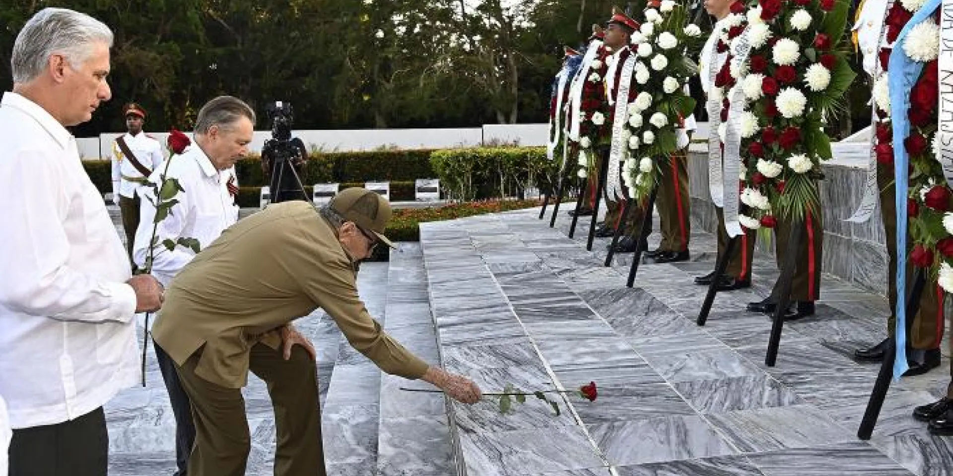 Cuba rindió homenaje a la gesta de la URSS contra los nazis. Foto: Estudios Revolución