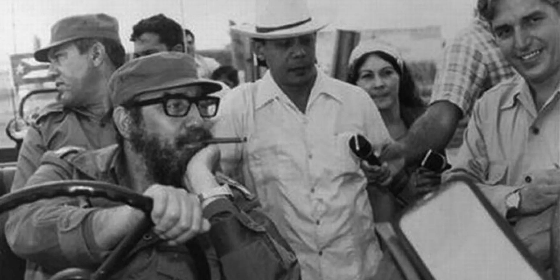 Fidel durante uno de sus recorridos por Cienfuegos./Foto: Tomada del sitio digital Radio Rebelde