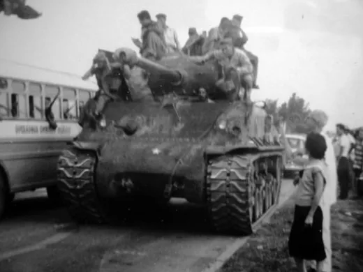 Paso de la Caravana de la Libertad por Ciego de Ávila