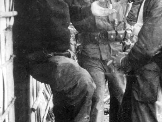 Fidel Castro y Ernesto Che Guevara en 1957