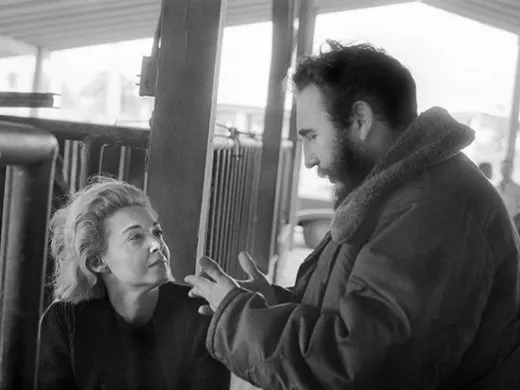 Fidel Castro y la periodista estadounidense Lisa Howard. Fidel Castro y la periodista estadounidense Lisa Howard.