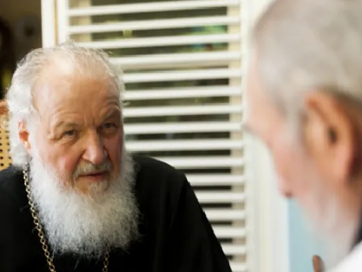 Fidel Castro Ruz y su Santidad Kirill, Patriarca de Moscú y de Toda Rusia