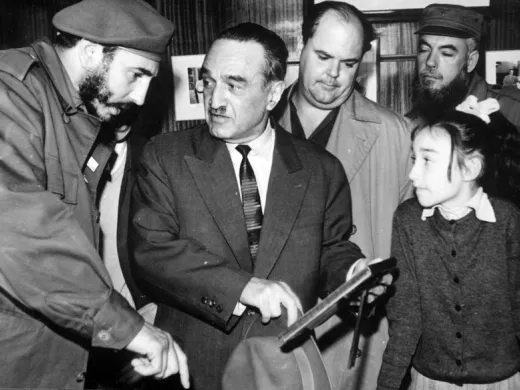 Visita al Viceprimer Ministro de la URSS Fidel Castro y Anastás Mikoyán, Viceprimer Ministro de la Unión Soviética