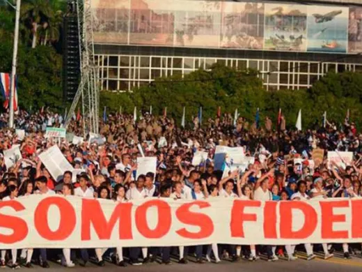 El pueblo cubano es fidelista por convicción. Foto: Anabel Díaz