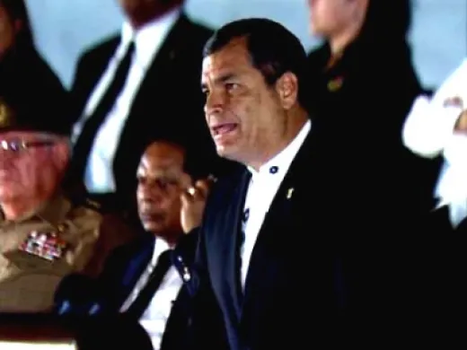 Ecuadorian President Rafael Correa Ecuadorian President Rafael Correa