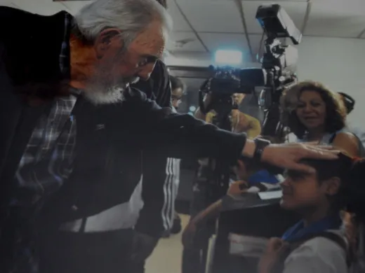 En el año 2013, última ocasión en que Fidel asistió a votar en el colegio numero 1, de la circunscripción 13. | fotos: Estudios Revolución En el año 2013, última ocasión en que Fidel asistió a votar en el colegio numero 1, de la circunscripción 13. | fotos: Estudios Revolución