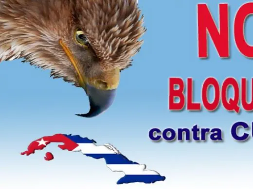 No al bloqueo contra Cuba