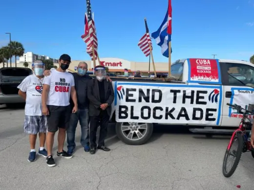 Caravanas por Cuba y contra el bloqueo en varias ciudades de Estados Unidos y Canadá Foto: Tomada de Twitter Caravanas por Cuba y contra el bloqueo en varias ciudades de Estados Unidos y Canadá Foto: Tomada de Twitter