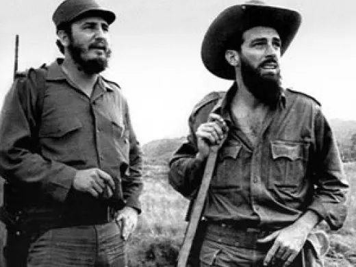 Camilo Cienfuegos junto a Fidel Castro