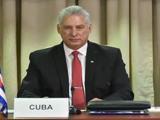 Presidente de Cuba, Miguel Díaz-Canel. Foto: Estudios Revolución Presidente de Cuba, Miguel Díaz-Canel. Foto: Estudios Revolución