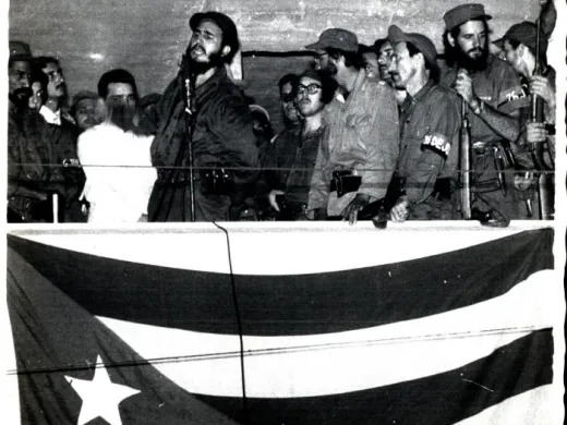 Entrada de Fidel a Camagüey, en enero de 1959 Foto: Archivo de Granma