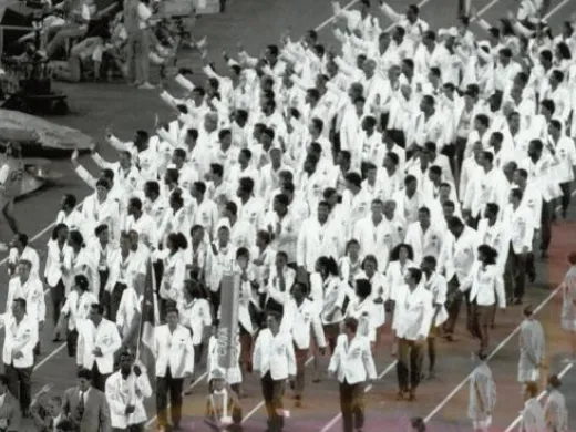 Cuba logró su mejor cosecha olímpica con el concurso, en su medallero, de ocho deportes: boxeo, atletismo, judo, esgrima, lucha, voleibol, levantamiento de pesas y beisbol. Los púgiles aportaron siete de las 14 medallas de oro. Foto: Luis Toca Cuba logró su mejor cosecha olímpica con el concurso, en su medallero, de ocho deportes: boxeo, atletismo, judo, esgrima, lucha, voleibol, levantamiento de pesas y beisbol. Los púgiles aportaron siete de las 14 medallas de oro. Foto: Luis Toca