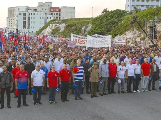Se hizo eco la voz de la continuidad, la que apuesta por entregarle a Cuba lo mejor de sí. Foto: Estudios Revolución Se hizo eco la voz de la continuidad, la que apuesta por entregarle a Cuba lo mejor de sí. Foto: Estudios Revolución