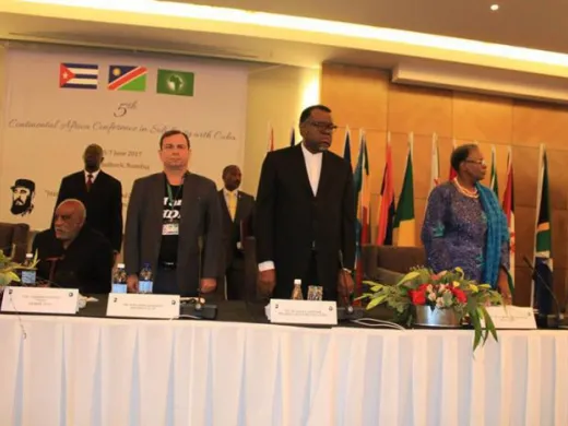 La V Conferenza Continentale di Solidarietà con Cuba riunisce più di un centinaio di delegati di circa 26 paesi. Foto: Ministero delle Relazioni Internazionali e Cooperazione della Namibia.