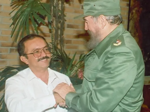 Fidel Castro Ruz y el Comandante de las FARC Raúl Reyes Fidel Castro Ruz y el Comandante de las FARC Raúl Reyes